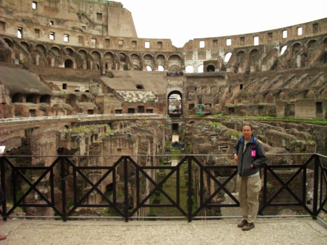 Monika in 
      the Coliseum
